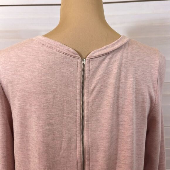 LOFT Lounge Tunic Size Small Pink Long Sleeve - Picture 7 of 11